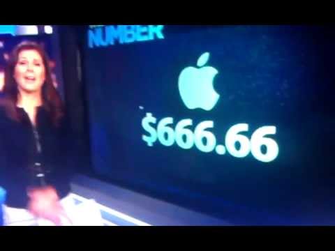 A Lady announced the price Apple Computer $666.66