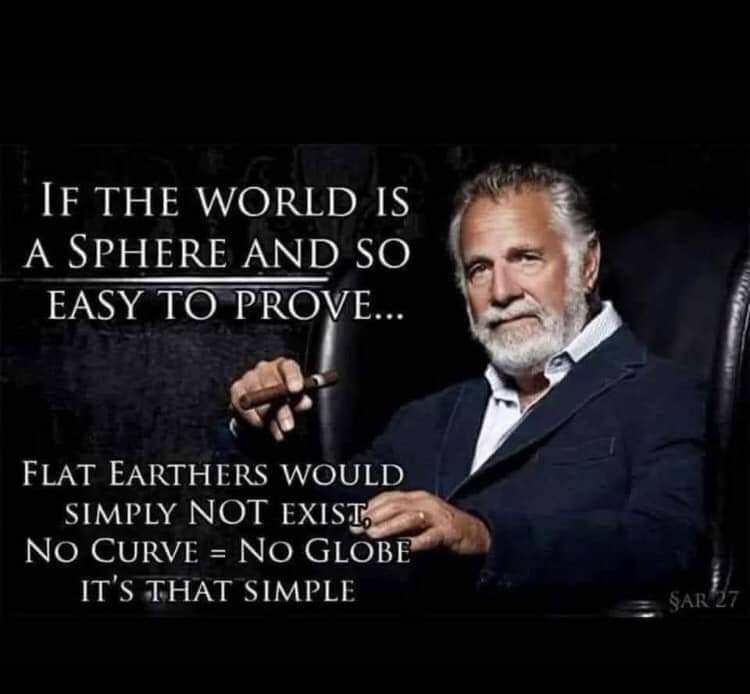 If The World Is A Sphere And So Easy To Prove But No Curve