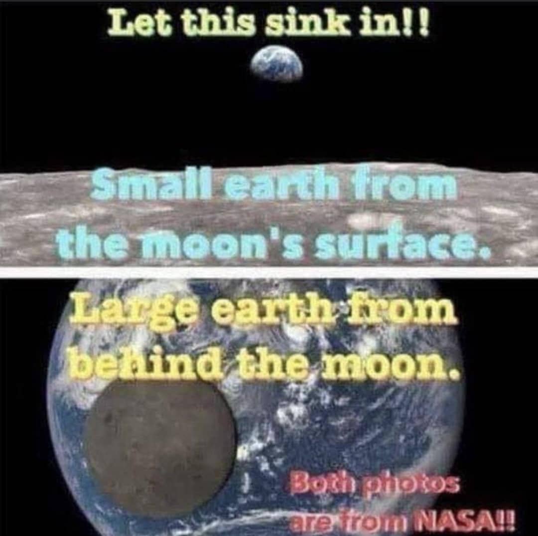 Official NASA Photos Small Earth From Moon Large Earth From Behind Moon