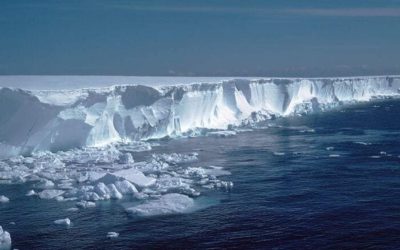 Ice Wall IS The South Pole Antarctica Is A Circle