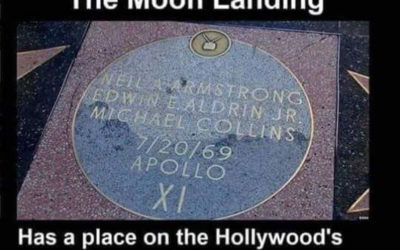 Moon Landing Movie Plaque, Hollywood Actors Walk of Fame