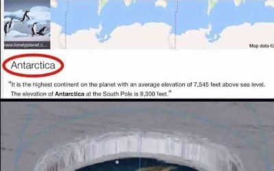 Antartica Average Elevation 9300 Feet FEMemes