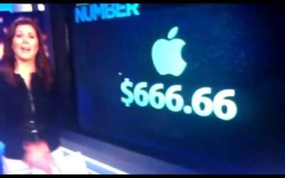 A Lady announced the price Apple Computer $666.66