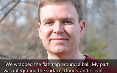 Blue Marble says we wrapped the flat earth around a ball