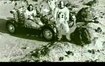 Guys On The Moon Take Their Helmets Off