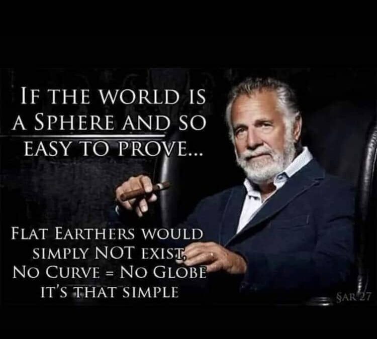 If The World Is A Sphere And So Easy To Prove But No Curve