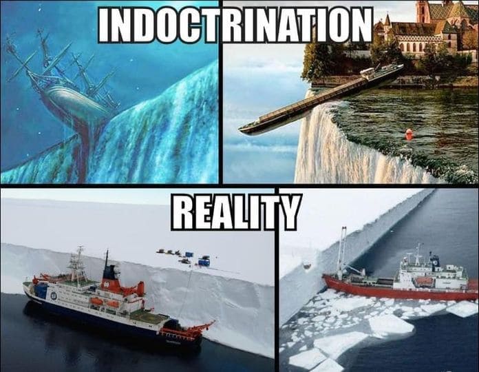 Edge of the Earth View Reality vs Brainwashing Indoctrination Grooming