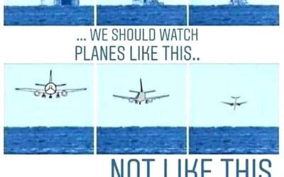 If The Ship Disappears Under The Curvature We Should Watch Planes Like This Not Like This